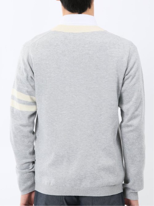 ウォッシャブル Vネック ニットカーディガン