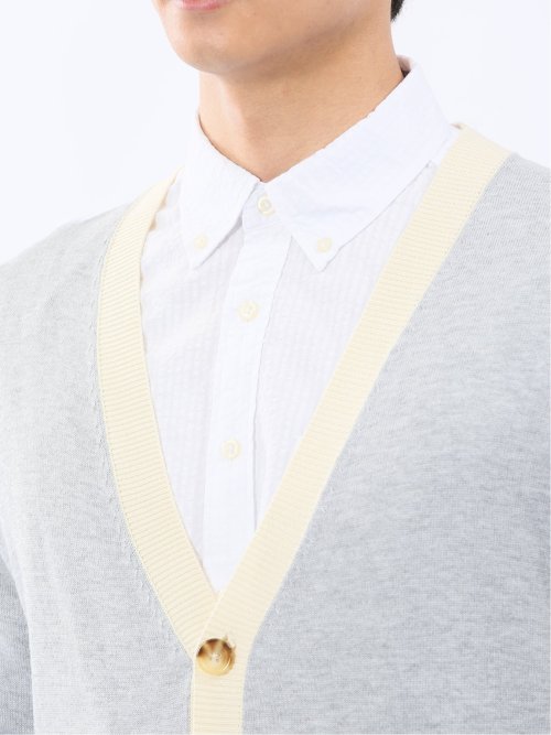 ウォッシャブル Vネック ニットカーディガン