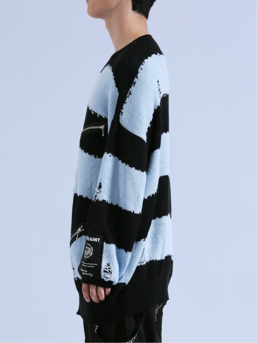 SD×PSYCHONATION ダメージボーダー クルーニット