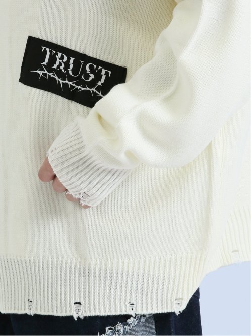 SD×PSYCHONATION アイコンワッペン ニットカーディガン