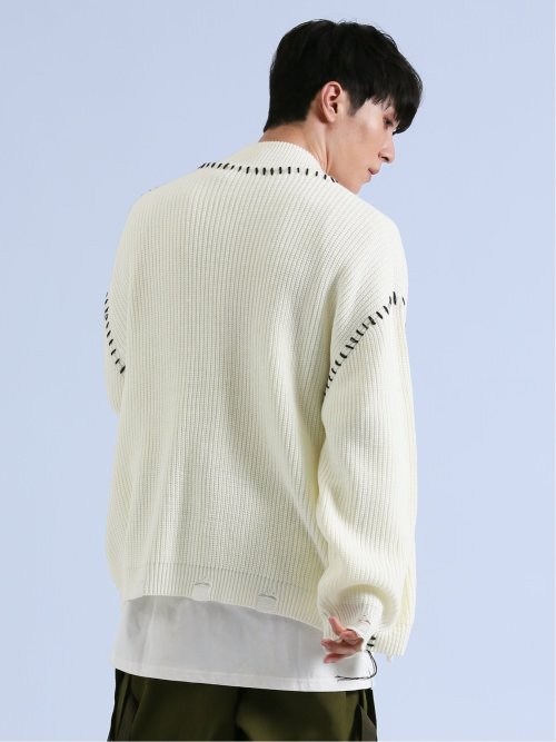 ダメージ ドライバースニットアウター