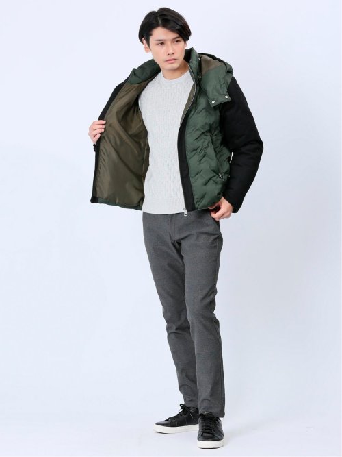 ストレッチウォッシャブル ふわもちケーブル編 クルーニット