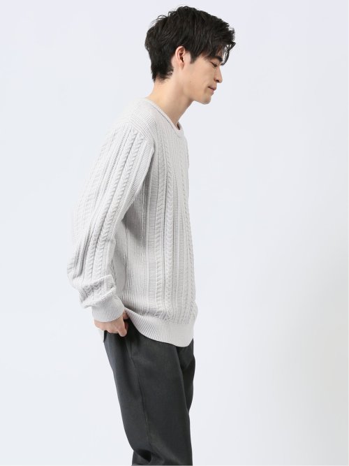 ふわもち ケーブル クルーニット