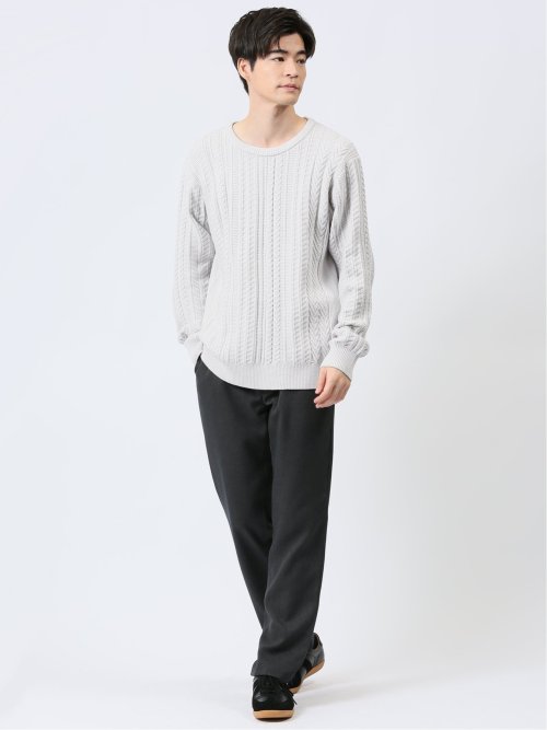 ふわもち ケーブル クルーニット