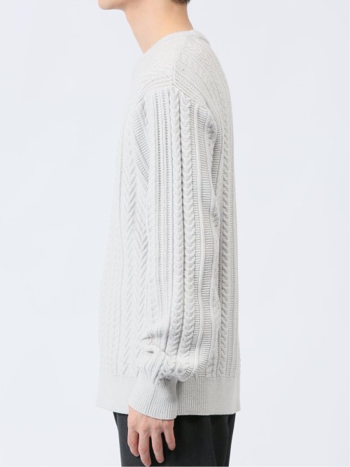 ふわもち ケーブル クルーニット