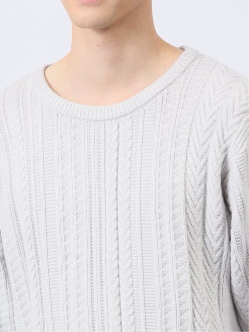 ふわもち ケーブル クルーニット