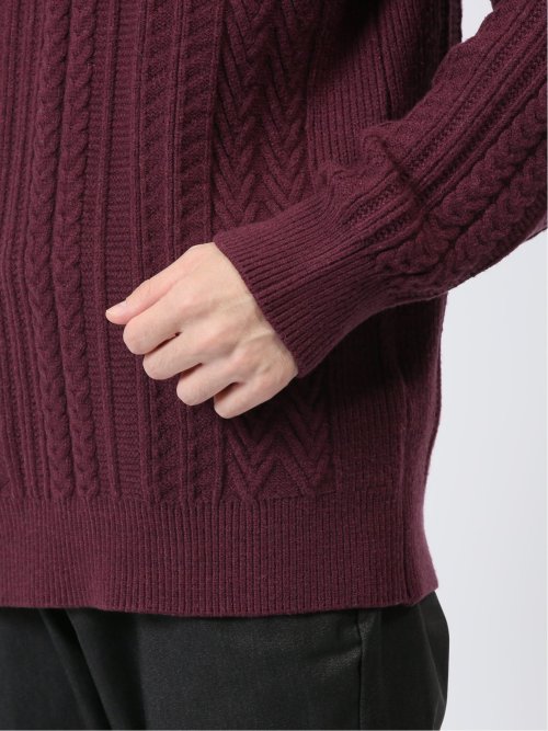 ふわもち ケーブル クルーニット