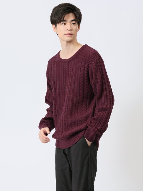 ふわもち ケーブル クルーニット