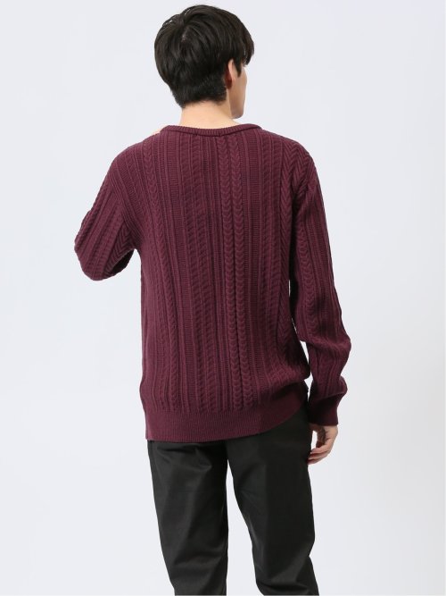 ふわもち ケーブル クルーニット