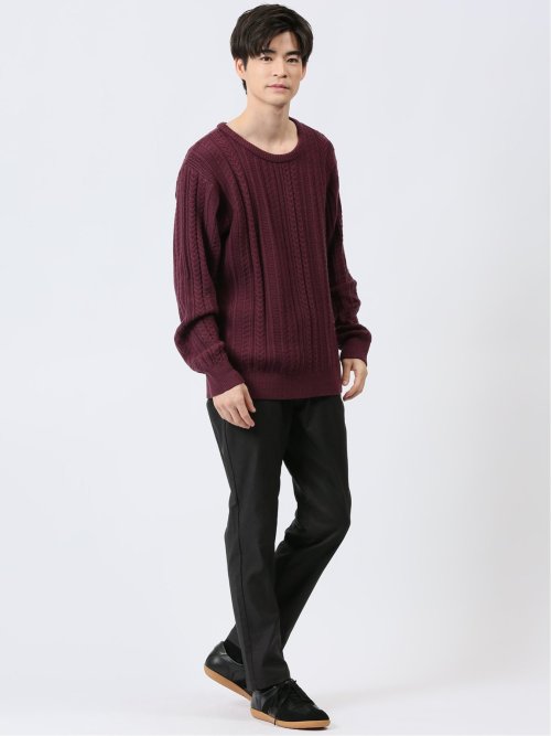 ふわもち ケーブル クルーニット