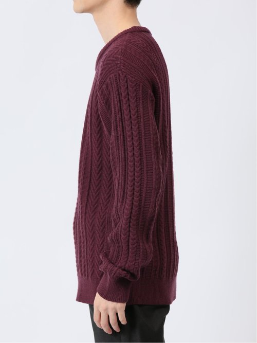 ふわもち ケーブル クルーニット