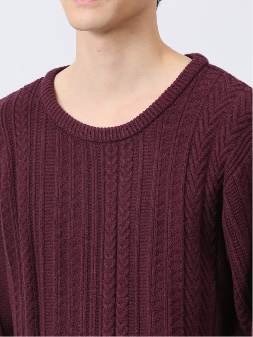 ふわもち ケーブル クルーニット