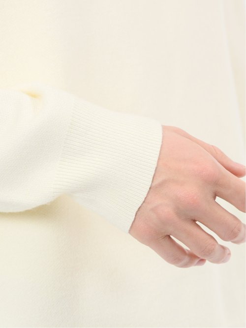 ウォッシャブル ストレッチ クルーニット