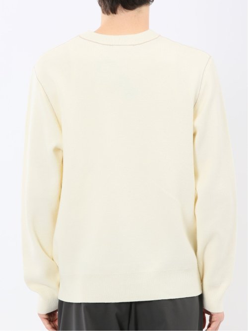 ウォッシャブル ストレッチ クルーニット