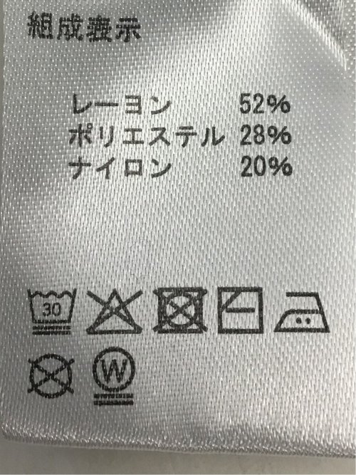 ウォッシャブル ストレッチ 配色切替 クルーニット