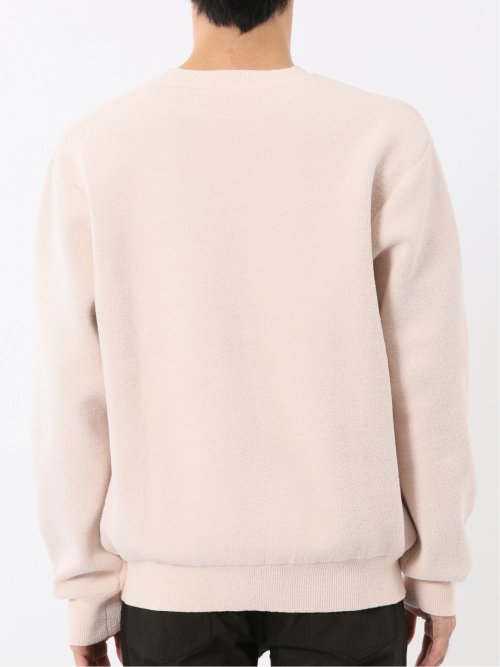 ハンドウォッシャブル ストレッチ シェニールヤーン クルーニット