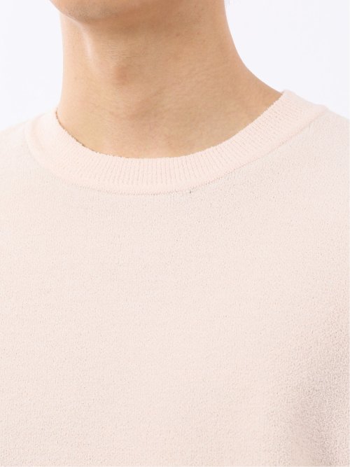 ハンドウォッシャブル ストレッチ シェニールヤーン クルーニット