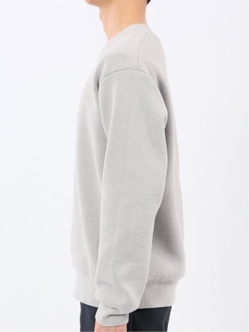 ハンドウォッシャブル ストレッチ シェニールヤーン クルーニット