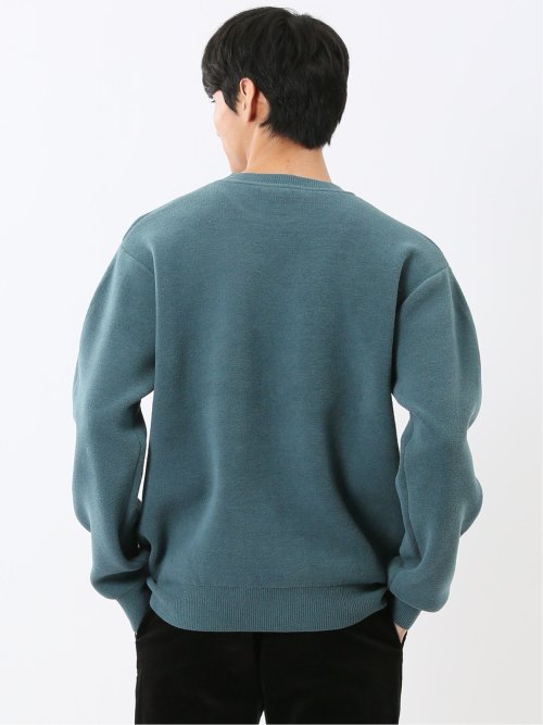 ハンドウォッシャブル ストレッチ シェニールヤーン クルーニット