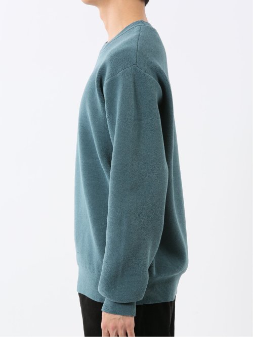 ハンドウォッシャブル ストレッチ シェニールヤーン クルーニット