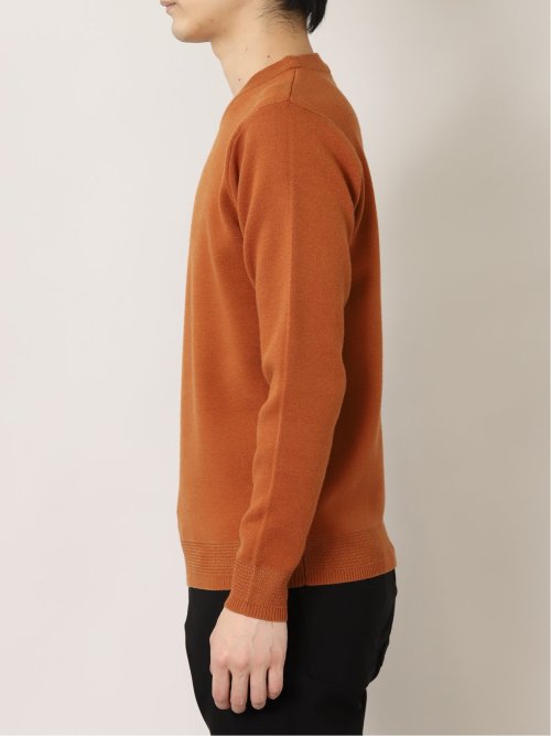 クロスストレッチ クルーネックニット