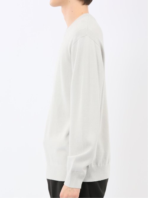 ウォッシャブル ストレッチ 天竺 クルーニット