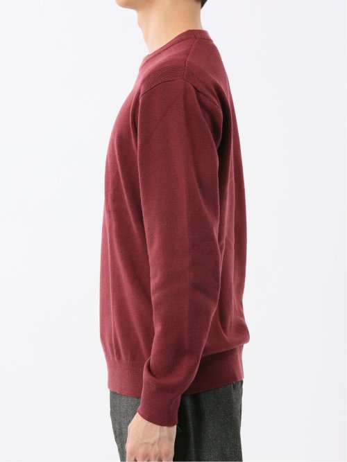 ウォッシャブル ストレッチ 天竺 クルーニット