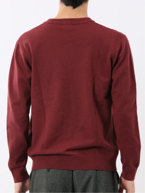 ウォッシャブル ストレッチ 天竺 クルーニット