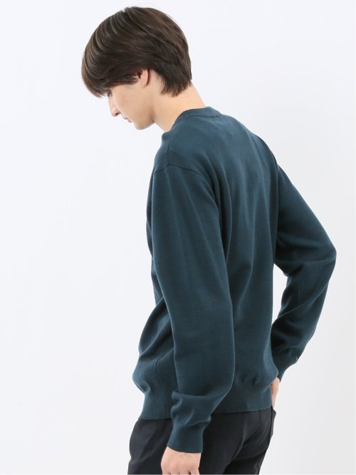 ウォッシャブル ストレッチ 天竺 クルーニット