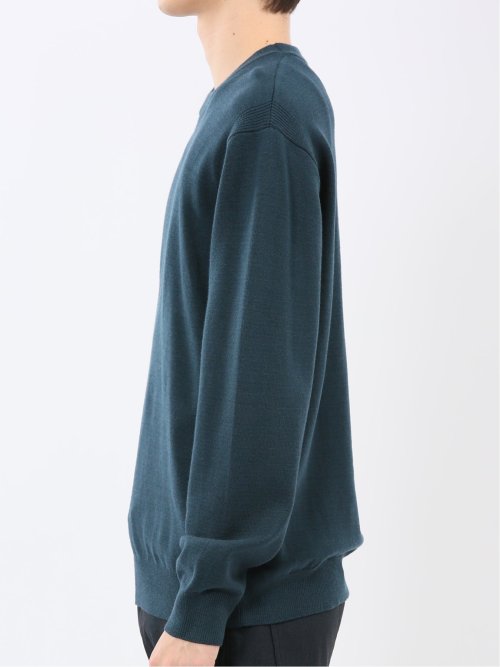 ウォッシャブル ストレッチ 天竺 クルーニット