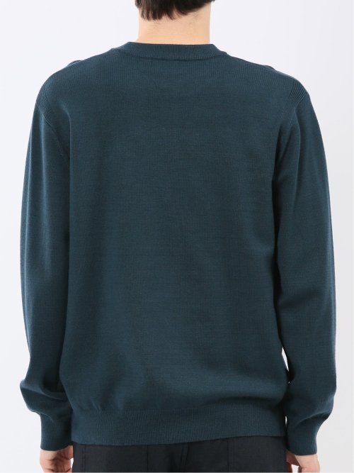 ウォッシャブル ストレッチ 天竺 クルーニット