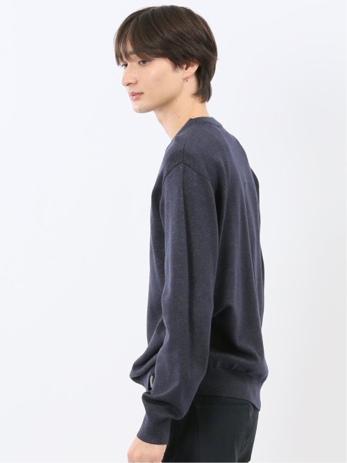 ウォッシャブル ストレッチ 天竺 クルーニット