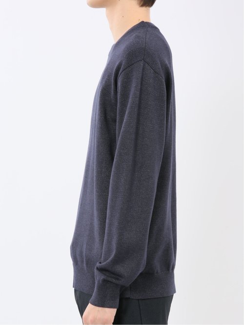 ウォッシャブル ストレッチ 天竺 クルーニット