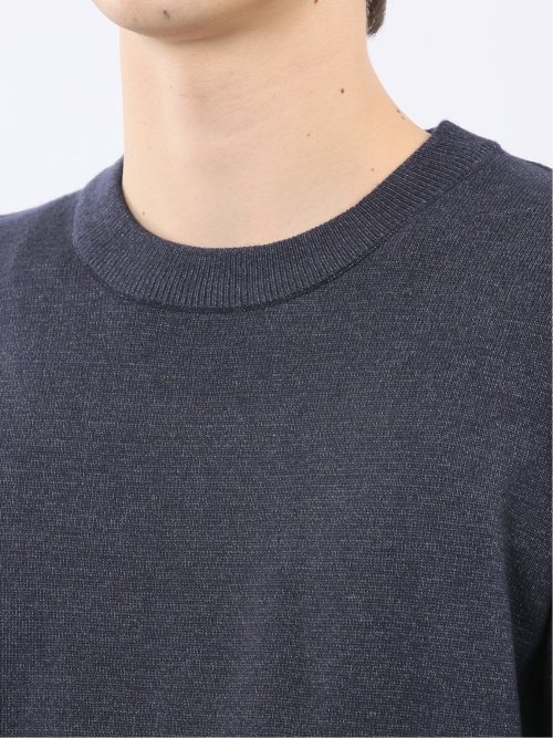 ウォッシャブル ストレッチ 天竺 クルーニット