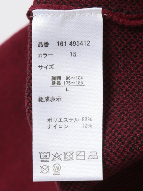 ストレッチウォッシャブル ロゴ ルーズニットプルパーカー