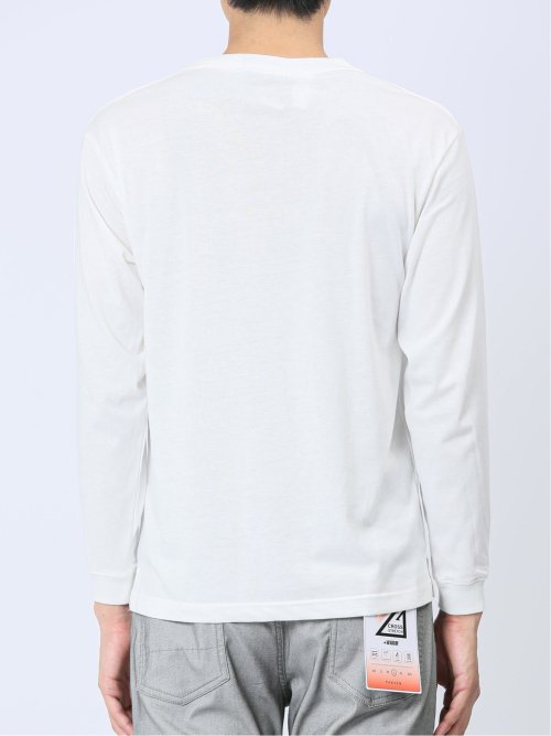 カシミアタッチ パネルクルーニット&長袖Tシャツ アンサンブル