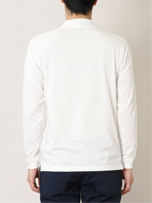 カシミアタッチ 切替クルーニット&長袖Tシャツ アンサンブル