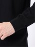 ニット プルオーバー メンズ 長袖 ストレッチ ウォッシャブル タートルネック セーター ウール混 天竺