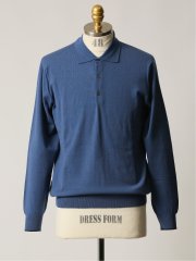 5MIX 長袖ニットポロ