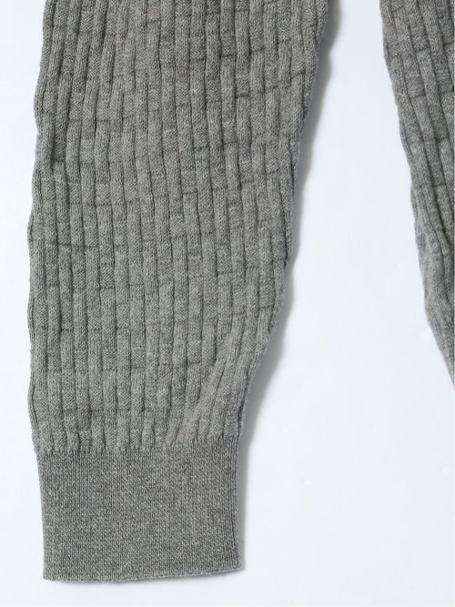 【大きいサイズ】AUVIEUX CONTINENT by gim ウォッシャブル 綿カシミヤ ハイネックニット