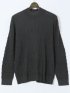 【大きいサイズ】AUVIEUX CONTINENT by gim ウォッシャブル 綿カシミヤ ハイネックニット