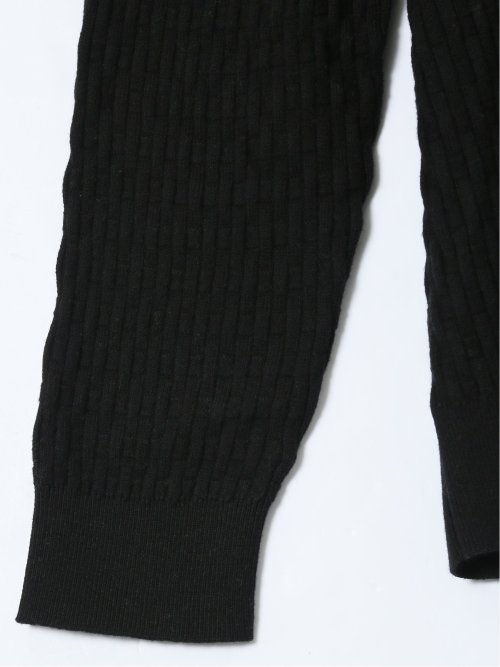 【大きいサイズ】AUVIEUX CONTINENT by gim ウォッシャブル 綿カシミヤ ハイネックニット