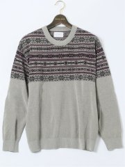 【大きいサイズ】エアロポステール/AEROPOSTALE モールジャガード クルーニット