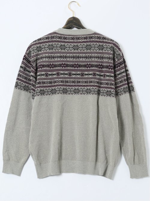 【大きいサイズ】エアロポステール/AEROPOSTALE モールジャガード クルーニット