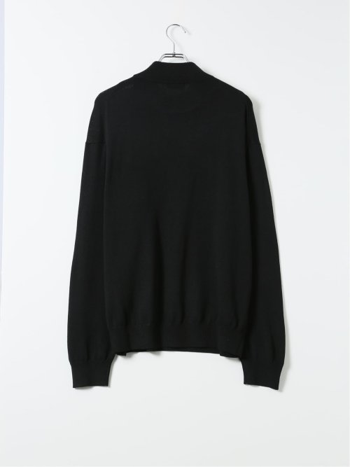 【期間限定価格】新品 ULTERIOR ハイネックニット サイズ4 ブラック 大きいサイズ】オービューコンティネント ニット プルオーバー メンズ