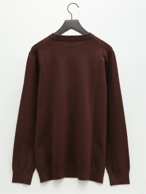 ふわもちタックボーダー クルーニット