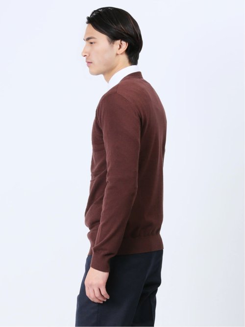 ふわもちタックボーダー クルーニット