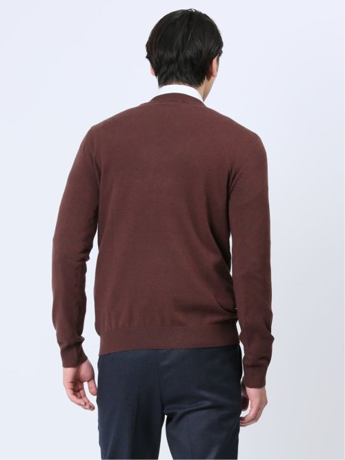 ふわもちタックボーダー クルーニット