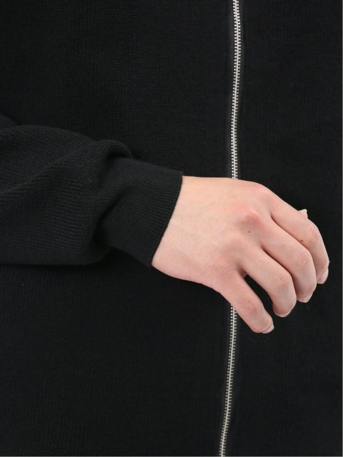 ウォッシャブル ウール混 畦 ドライバーズニット