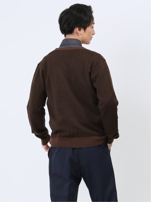 ふわもち カルゼ ニットカーディガン